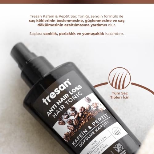 Tresan Kafein & Peptit Dökülme Karşıtı Saç Toniği 125 ml - Görsel 4