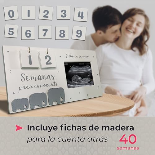 Miniatura 5 de Regalos Para Embarazadas. Marco Portafotos Ecografia Bebe Calendario, Regalos Embarazadas Originales, Madre Primeriza, Anunciar Embarazo Abuelos, Futuro Papá, Futura Mamá, Sorpresa Embarazada