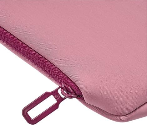 Tucano Doppio Funda Protectora 13/14", Rosa - Neopreno Reciclado, Doble Ranura, Cremallera
