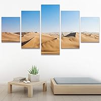 SIGNWIN 5 Panel Canvas Wall Art Modern Art Forest Multicolor Photography Relax/Calm Romantics Scenic for Home Decorations Ready to Hang - 60
