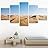 SIGNWIN 5 Panel Canvas Wall Art Modern Art Forest Multicolor Photography Relax/Calm Romantics Scenic for Home Decorations Ready to Hang - 60"x32"