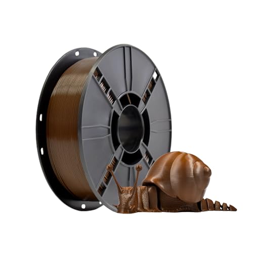 iBOSS PLA Plus (PLA+) 1.75mm 3D Drucker Filament Maßgenauigkeit +/- 0.02mm 1kg Spule (2.2lbs) 3D Printer Filament für 3D Drucker Braun