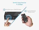 TEC 4K HDMI Switch 3x1 HDMI Switcher 3 in 1 Out HDMI Switch Selector 3 Port with IR Remote Control HDMI HDCP 2.2 Support 4K@30Hz Ultra HD 3D 2160P 1080P - THDSW31-4K60 - Image 4
