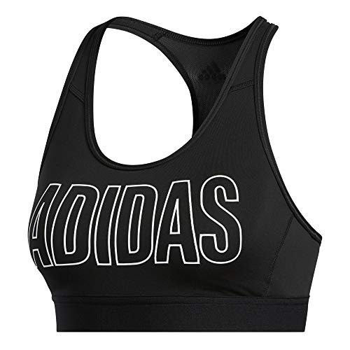 Adidas Drst Ask Sp BRN Sports Bra - Black/White, Small