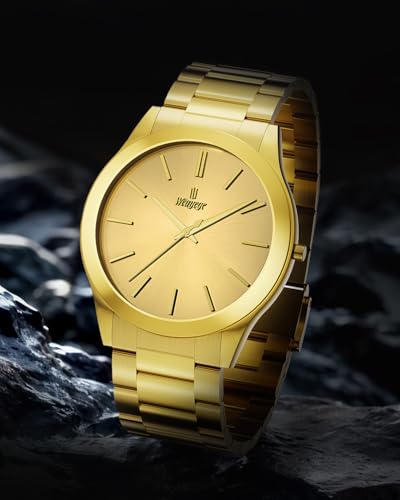 Image of Mens Watch,Minimalist Fashion Watches for Men Waterproof Quartz Watch Business Dress Men's Stainless Steel Watch -Best Gift for Mens