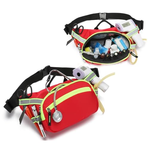 Bolsa médica vacía pequeña con reflectantes para evitar descuidos 5