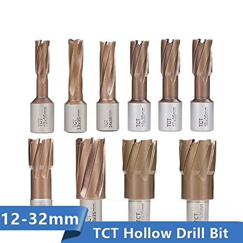 Foret creux carbure 12x35mm à queue Weldon pour percer l'acier sans effort