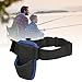 AEIOFU Fishing Fighting Belt Adjustable Waist Pole Holder Lightweight Rod Support Strap Adjustable Fishing Pole Holder Waist Rod