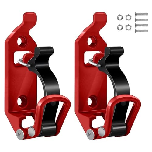 2/4 �V���x���}�E���g���[�t���b�N�p�����S���N�����v�N�C�b�N�����[�X���z���_�[�}�E���g�L�b�g�� RV �{�[�g�z�[���A�N�Z�T���[(Red-2Pcs)