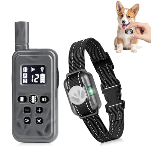 Small No Shock Dog Training Collar for Small Dogs 5-15lbs,