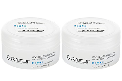 GIOVANNI COSMETICS Eco Chic Wicked Texture - The Definition Of Pomade, 2 Ounce / 60 Milliliter ( PACK OF 2 )