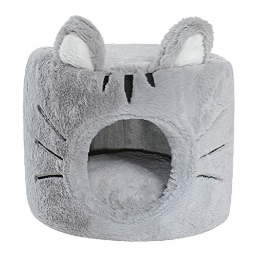 Ninho de pelúcia para animais de estimação Gato cilíndrico com tudo incluído Ninho de gato dobrável