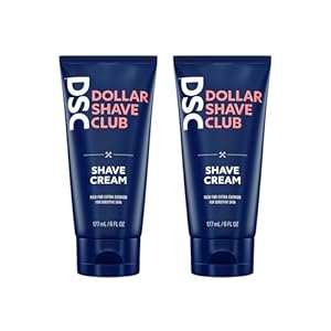 Dollar Shave Club | Shave Cream 6 ounce (2 Pack) | Hydrating Shaving Cream for Sensitive Skin