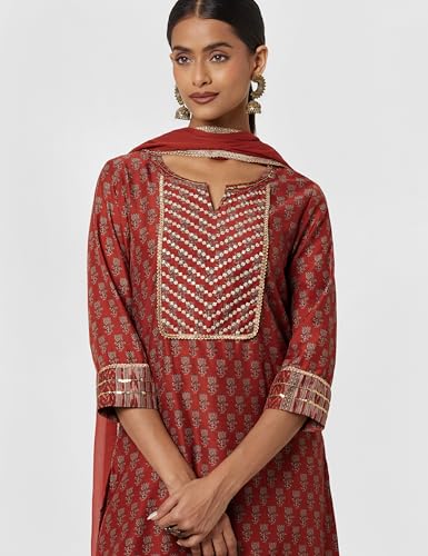 Image of BIBA Women Salwar Kurta Dupatta