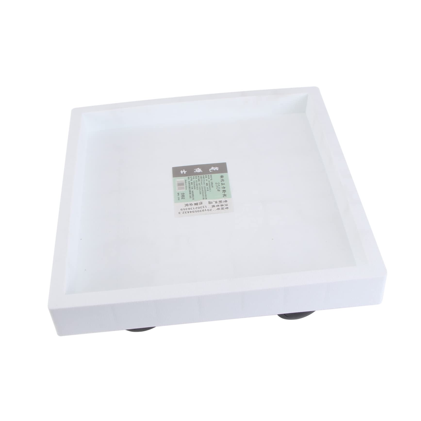 OFFSCH 1Pc Moveable Flowerpot Tray with Wheels Plant Pot Holder for Easy Use Durable Base Plate with