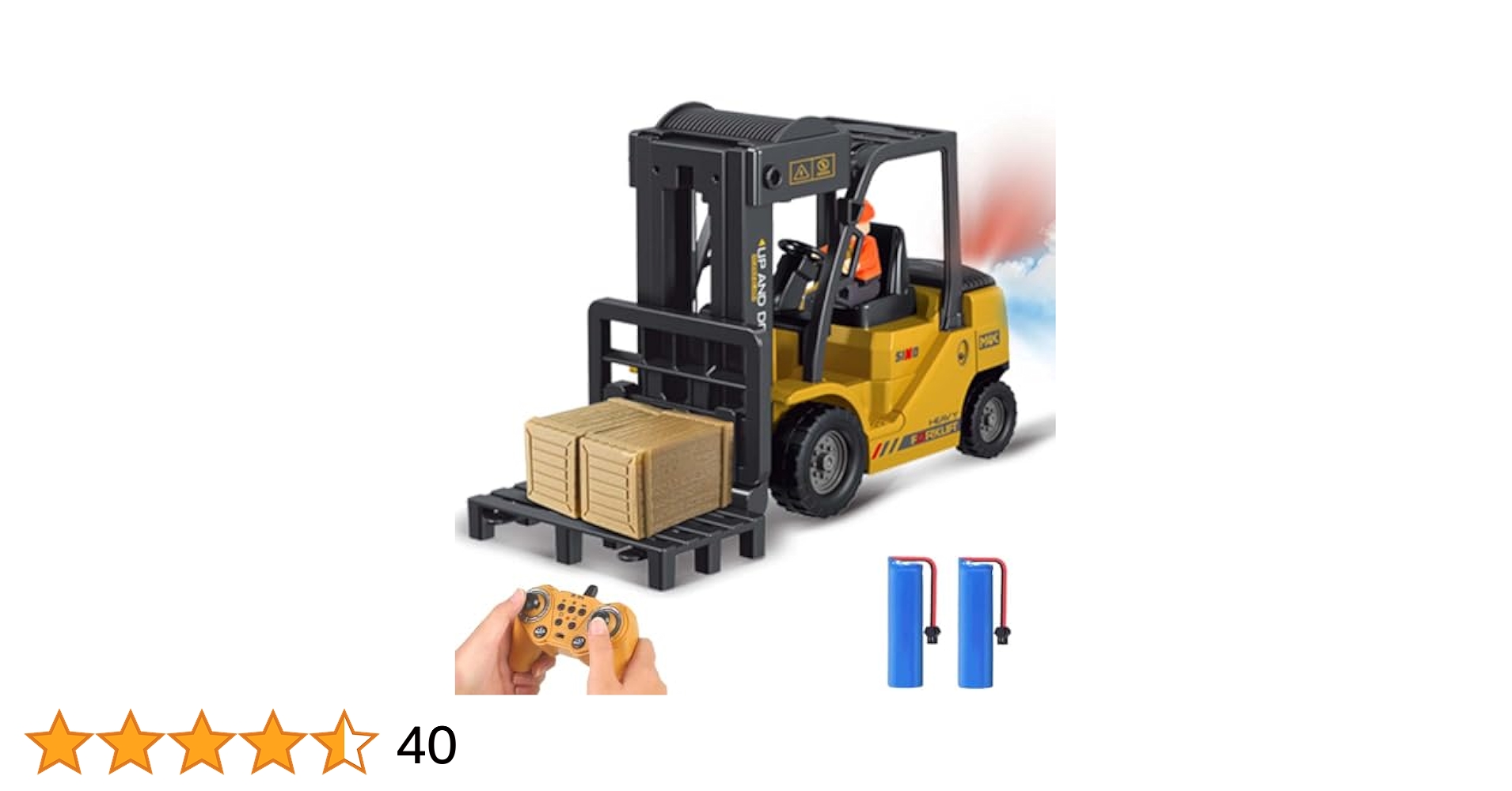 Amazon.co.jp: 11チャンネルRCフォークリフト - 1:24スケール