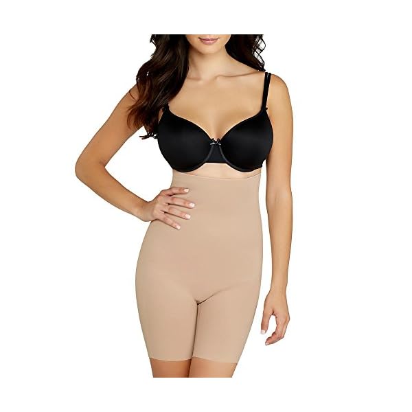 Chantelle Women's Basic Shaping High Waist Mid-Thigh Shaper, Ultra Nude, Medium