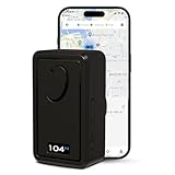 REWIRE SECURITY 104N 4G Magnetic GPS Tracker for Vehicle | Easy Mount | Fits with Car, Truck, Van & Motorbike | Portable Live Tracking | Up to 21-Day Battery Life | Low Cost Subscription Plans