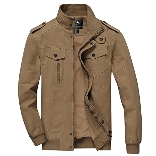 KEFITEVD Giacca Bomber Giacca Uomo Invernale