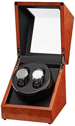 FENOKD Mechanical Watch Shaker Double Automatic Watch Winders Wooden Lacquer Glossy Quiet Motor Storage Display Watches Box