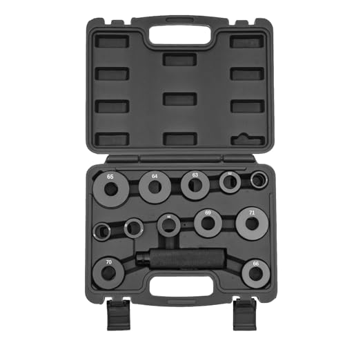 Hteedy T-0220-700R4 Transmissions Bushing Driver Kit, 13 PCS Bushing Driver Tools Set, for GM 700-R4 4L60 4l60E 4L65E Seal Installer Remover Repair Replace Tool