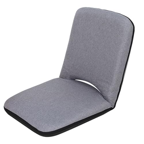Chaise de sol réglable 108 cm et siège de méditation orange sans montage 150 kg