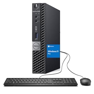 Dell Optiplex 5060 Mini computadora de escritorio empresarial, Intel Core i5-8500T 2.1GHz PC de sobremesa, 8 GB de RAM, 256 GB SSD, mouse y teclado, Wi-Fi/Bluetooth, tipo C, soporte 4K, Windows 11 Pro