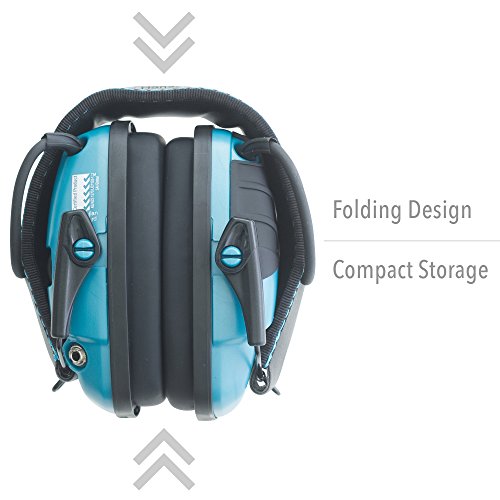 Image of Howard Leight by Honeywell Impact Sport Sound Amplification Electronic Shooting Earmuff, Teal