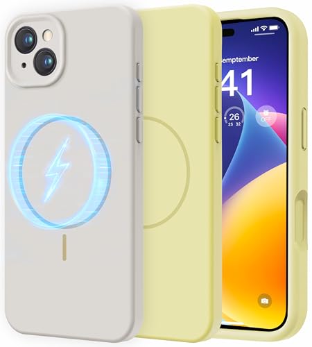 Coque iPhone 15 silicone lot de 2 évite les rayures et chutes du quotidien