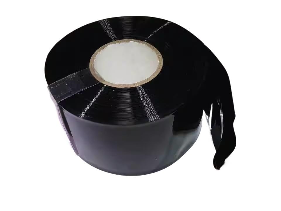18650 Guaina termorestringente in PVC, lunghezza 8 m, nera, 200x127 mm, materiale poliolefinico 1 pz(380mmx242mm)