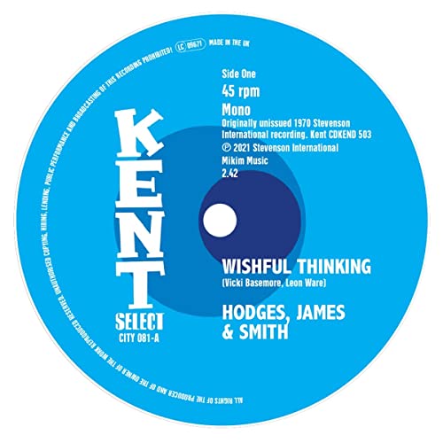 Wishful Thinking C/W It Takes A Lotta Teardrops [7" Vinyl]