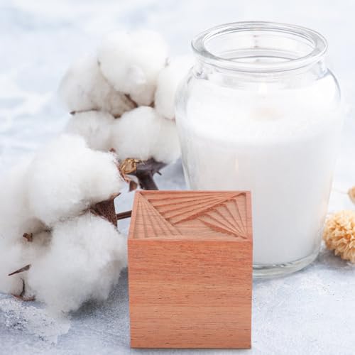 Difusor aromático eléctrico de madera natural en cubo miniatura 7