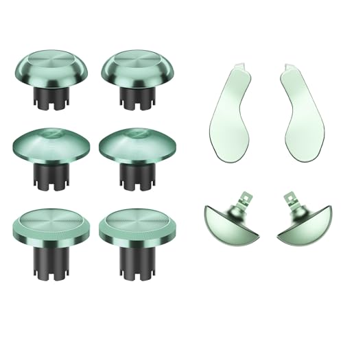 Joystick Métal pour PS5 Edge : palettes arrière et sticks interchangeables vert clair robustes