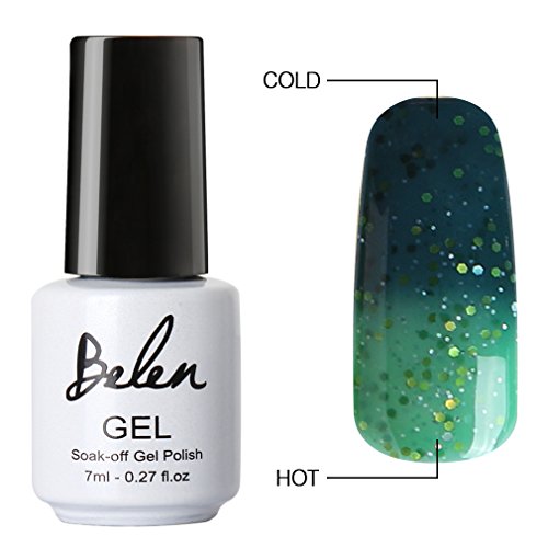 Belen Chameleon Thermal Colour Changing Gel Polish Soak Off Nail Art Manicure 5725