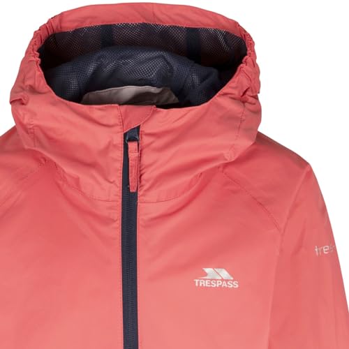 Image of Trespass Qikpac Kids Waterproof Breathable Jacket Boys Girls School Raincoat