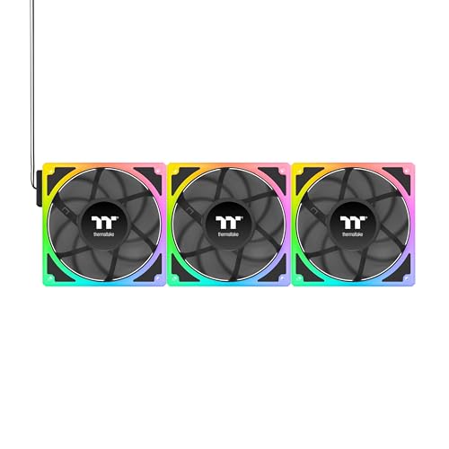 Image of Thermaltake MAGCurve 360 Ultra CPU Liquid Cooler; Intel /AMD Compatible; 3x120mm 500~2500rpm TOUGHFAN EX ARGB; MAGForce 2.0; 6.67 inch AMOLED 60Hz; Swappable Fan Blades; TT RGB Plus 3.0; CL-W453-PL12SW-A