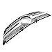 STSEV01 Front Bumper Grill Upper Grille Compatible with Mercedes GLE W166/ C292/ GLE43/ GLE350/ GLE400/ GLE450/ GLE550e AMG Line 2016-2019, Silver Chrome Diamond Style Replacement Grid Accessories