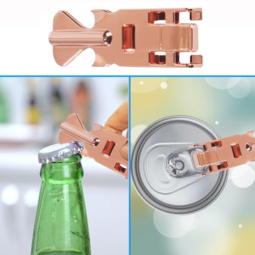 Image of Multi-Purpose Titanium Toothpicks, Portable Metal Toothpicks for Teeth, Reusable Stainless Steel Toothpick for Restaurant Travel Home and Outdoors (Rose Gold)