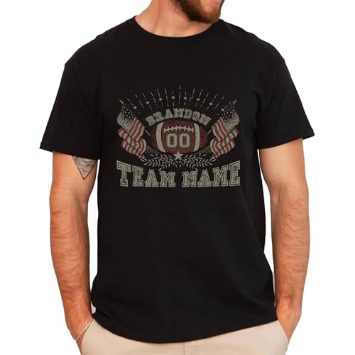 Custom Name & Numbers Football Shirts for Men, Custom Football Shirt, Football Shirts for Women, Football Shirt 3