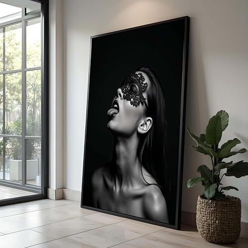 Peinture sur toile premium portrait de femme sexy art moderne