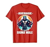 Promedio Sigma Hombre Meme Camisa Divertida Sigma Camisa Camiseta
