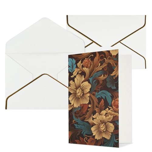 KKLWEGU ؂₩ȉԕ̃O[eBOJ[hZbg t Thinking of You J[h Happy Birthday  ҏ 󔒂̃J[h @p 4x6