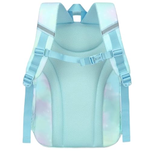 Image of MATMO Backpacks for Girls, School Backpack Kids Student Bookbag Travel Daypack (Blue)