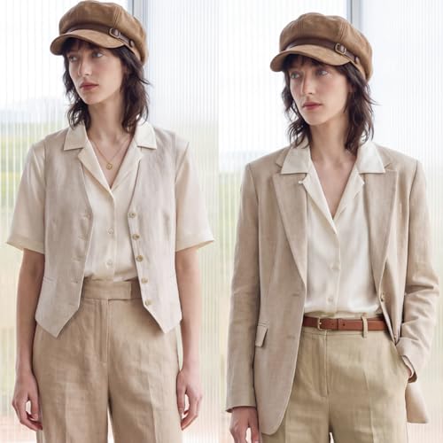 Gorra Mujer Suede Wool Estilo Baker Boy Invierno miniatura 2