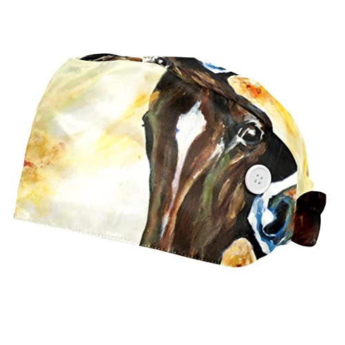 Casquette pour Hommes Femmes Chevaux - Chapeaux de Travail Unisexe