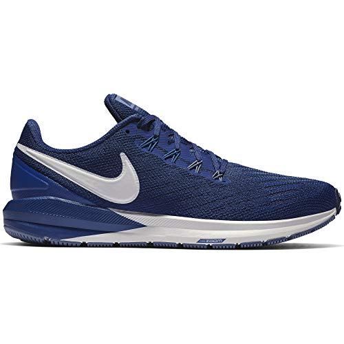 Nike Men's Air Zoom Structure 22 Running Shoe Blue Void/Vast Grey/Gym Blue Size 10 M US