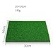 YOOJIA Professional Golf Short Grass Hitting Mat - 7.87×11.81 Inch Design Multi-Function Training Mat Green 8