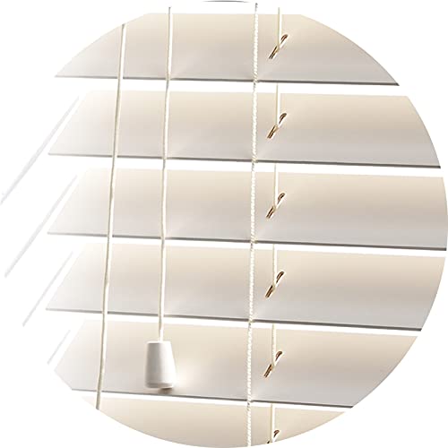 WENZHE Sichtschutz Horizontale ​Jalousien,Verschlüsselung wasserdichte Lamellen Jalousie, Stabil einstellbar Sichtschutzvorhang, Benutzt für drinnen Schmücken,2 Farben Cover