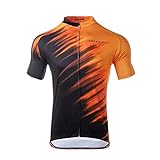 4 bolsillos: diseño con 3 bolsillos grandes y uno con cremallera en la parte posterior de la camiseta MTB, que es conveniente para almacenar bomba de almacenamiento, kits de herramientas de reparación, teléfono celular, comida o ropa para cambiar, etc. Simple y fácil de alcanzar las cosas en la parte posterior.
