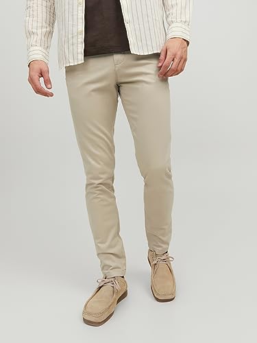 JACK & JONES Herren Jpstmarco Jjbowie Noos Chino Hose, Oxford Tan, 32W / 32L 2